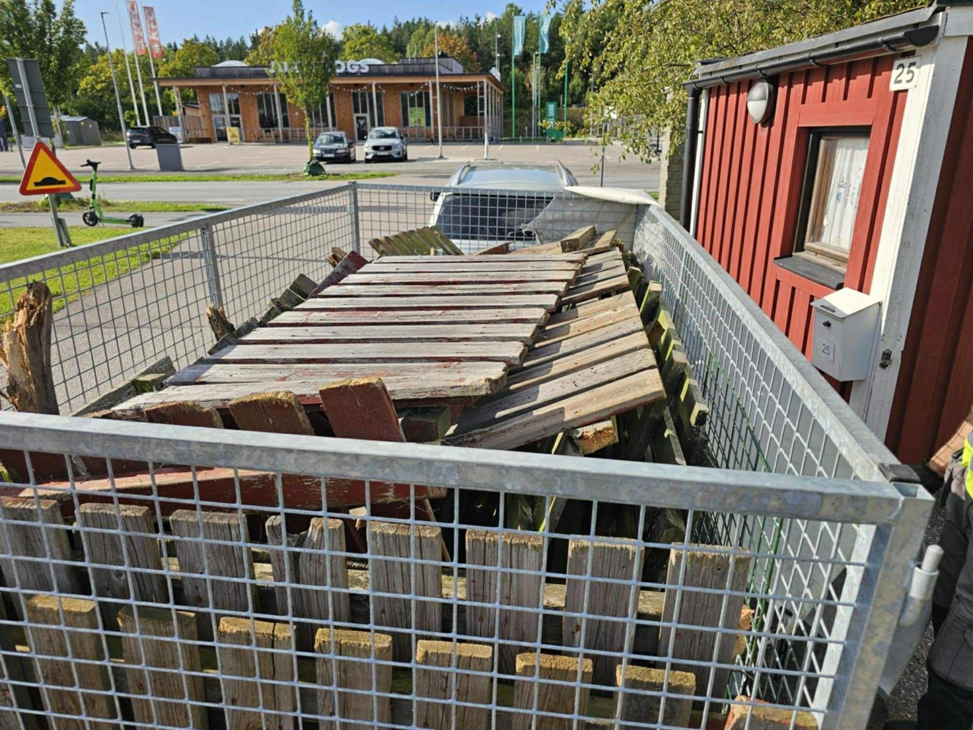 Bortforsling av byggrester